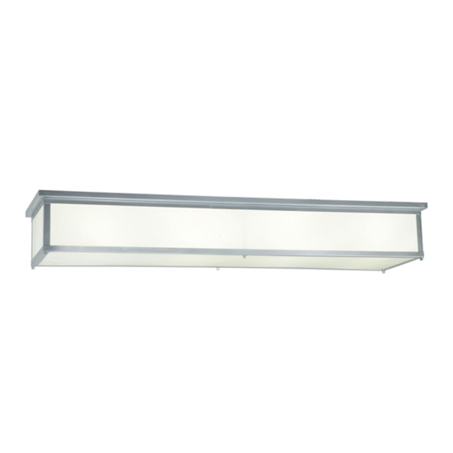 Meyda Tiffany Lumina 8 Light 72" Wide Flush Mount Ceiling Fixture - Sparkle Silver Finish - Medium Bulb Base