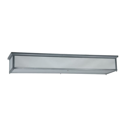 Meyda Tiffany Lumina 8 Light 72" Wide Flush Mount Ceiling Fixture - Sparkle Silver Finish - Medium Bulb Base