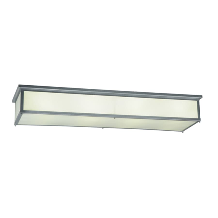 Meyda Tiffany Lumina 8 Light 72" Wide Flush Mount Ceiling Fixture - Sparkle Silver Finish - Medium Bulb Base