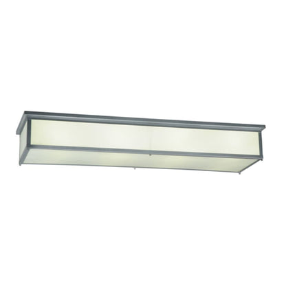 Meyda Tiffany Lumina 8 Light 72" Wide Flush Mount Ceiling Fixture - Sparkle Silver Finish - Medium Bulb Base
