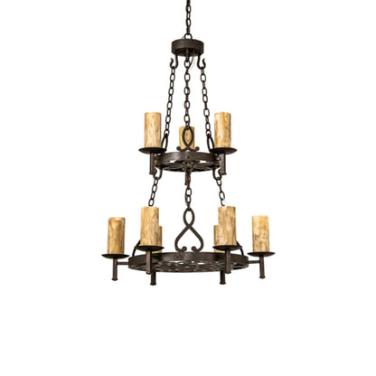 Meyda Tiffany Newcastle 9 Light 31" Wide Ring Chandelier