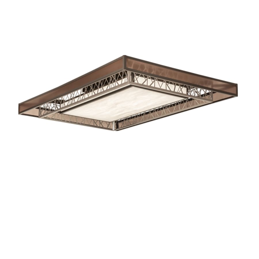 Meyda Tiffany Quadrato Rich Umador 72" Wide LED Semi-Flush Ceiling Fixture