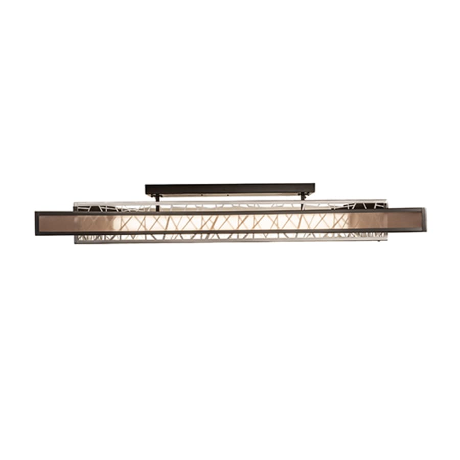 Meyda Tiffany Quadrato Rich Umador 72" Wide LED Semi-Flush Ceiling Fixture