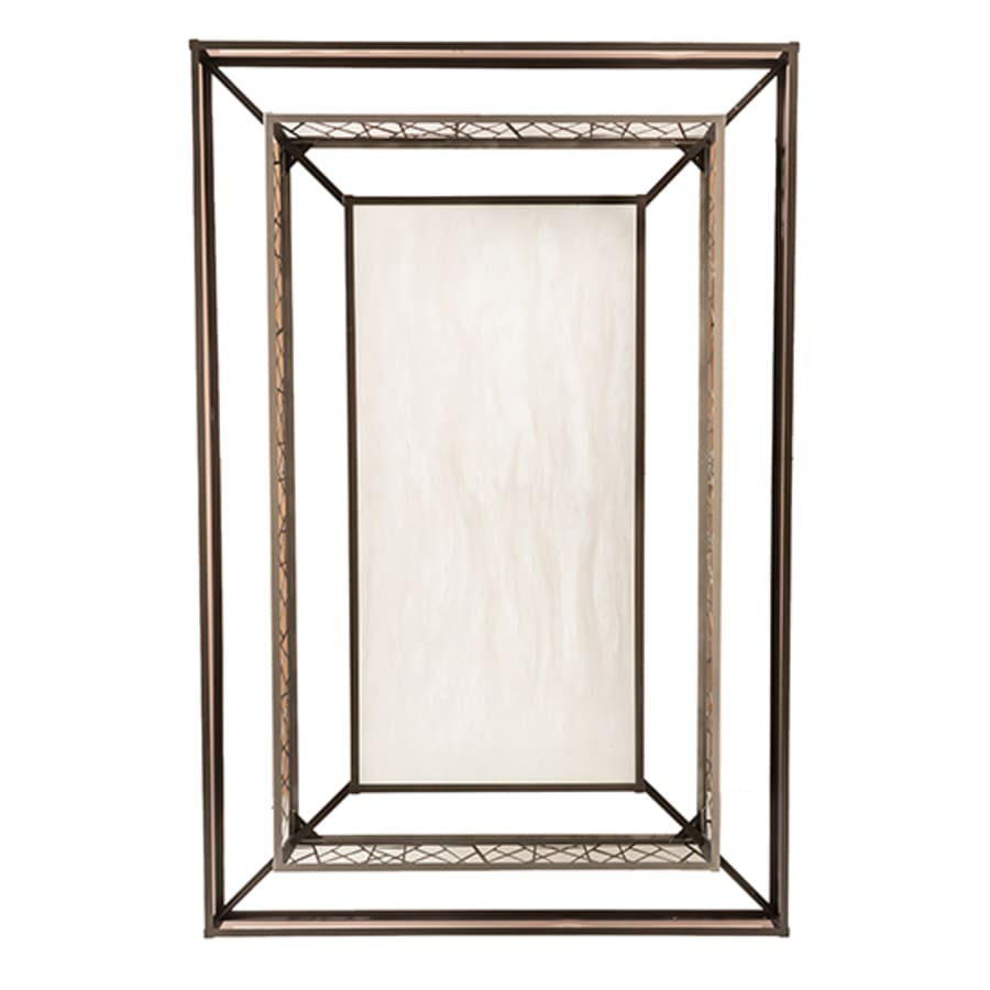 Meyda Tiffany Quadrato Rich Umador 72" Wide LED Semi-Flush Ceiling Fixture