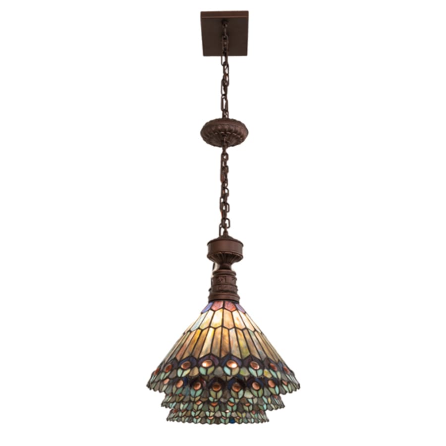 Meyda Tiffany 3 Light 45" Wide Linear Pendant