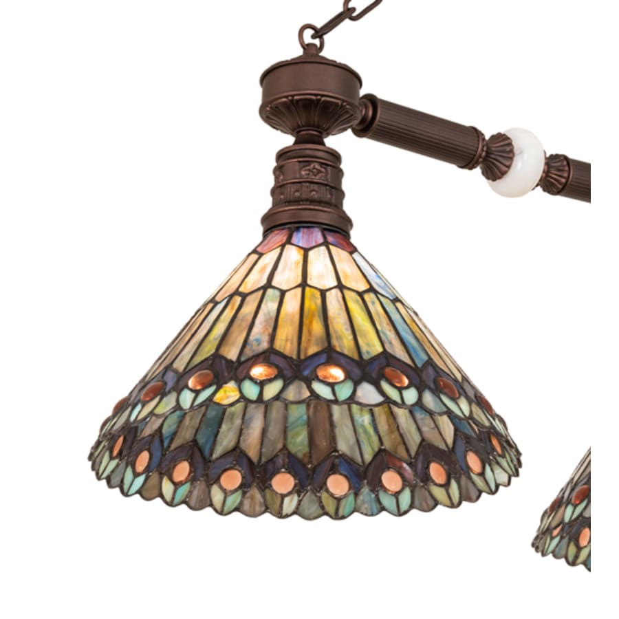 Meyda Tiffany 3 Light 45" Wide Linear Pendant