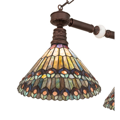 Meyda Tiffany 3 Light 45" Wide Linear Pendant