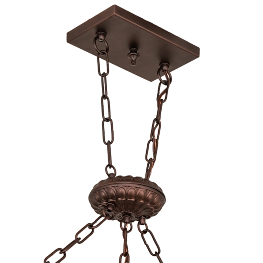 Meyda Tiffany 3 Light 45" Wide Linear Pendant