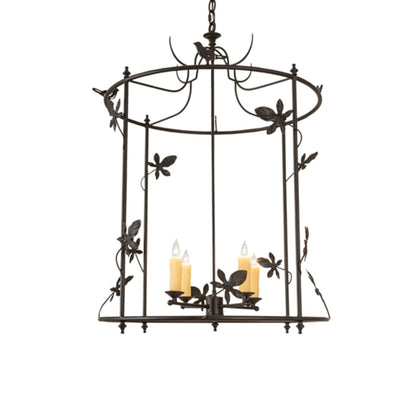Meyda Tiffany 4 Light 25" Wide Taper Candle Pendant