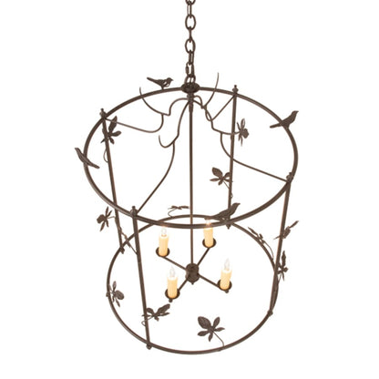 Meyda Tiffany 4 Light 25" Wide Taper Candle Pendant