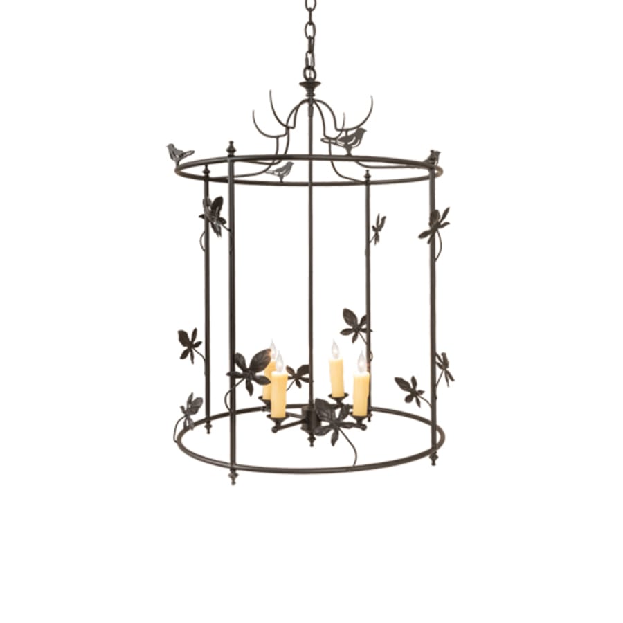 Meyda Tiffany 4 Light 25" Wide Taper Candle Pendant