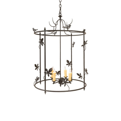 Meyda Tiffany 4 Light 25" Wide Taper Candle Pendant