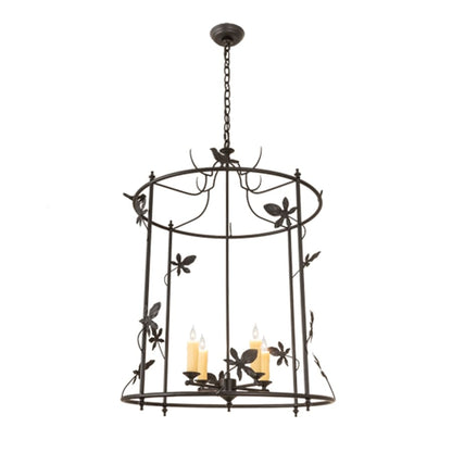 Meyda Tiffany 4 Light 25" Wide Taper Candle Pendant