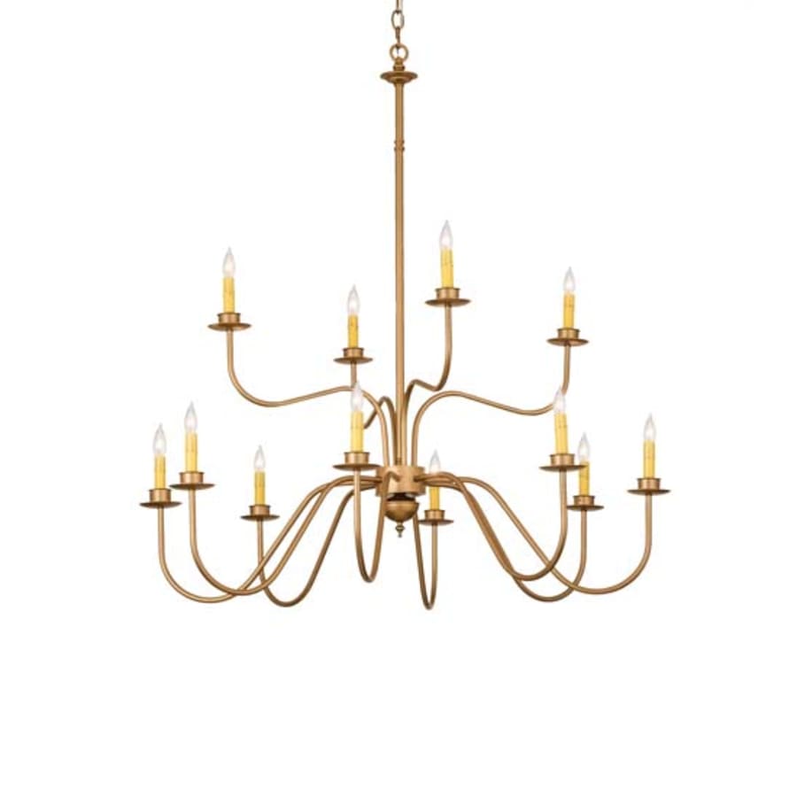 Meyda Tiffany Ean 12 Light 42" Wide Taper Candle Style Chandelier