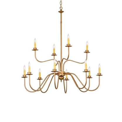 Meyda Tiffany Ean 12 Light 42" Wide Taper Candle Style Chandelier