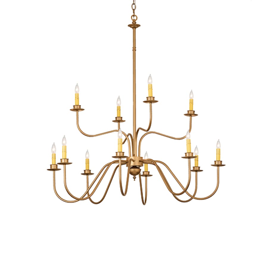 Meyda Tiffany Ean 12 Light 42" Wide Taper Candle Style Chandelier