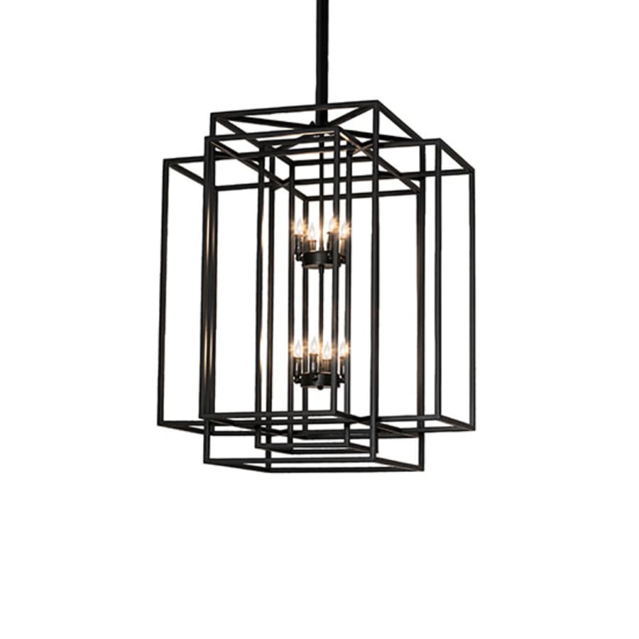 Meyda Tiffany 8 Light 43" Wide Taper Candle Pendant
