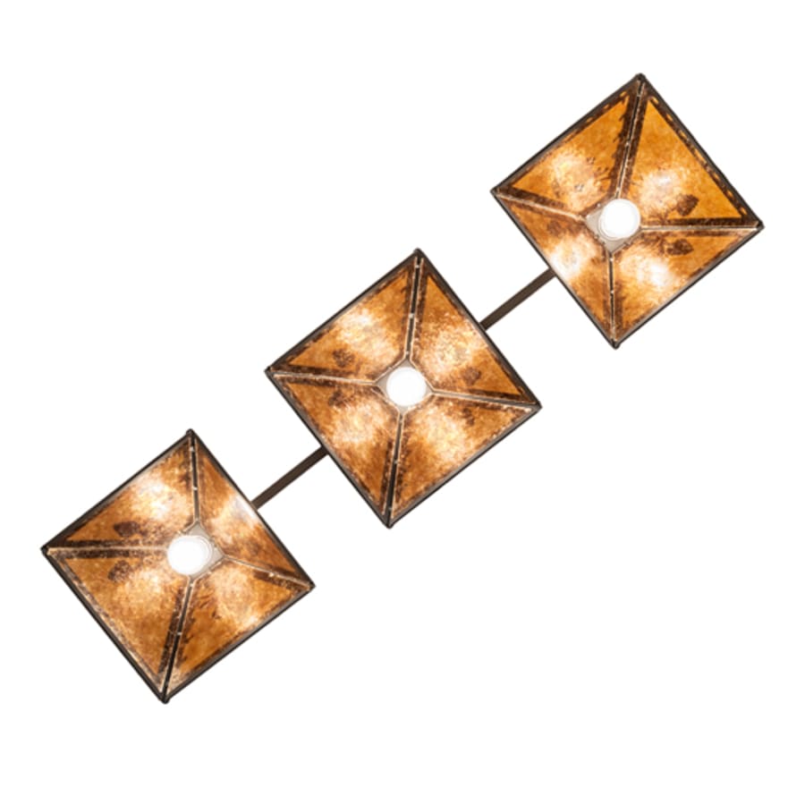 Meyda Tiffany 3 Light 45" Wide Linear Pendant