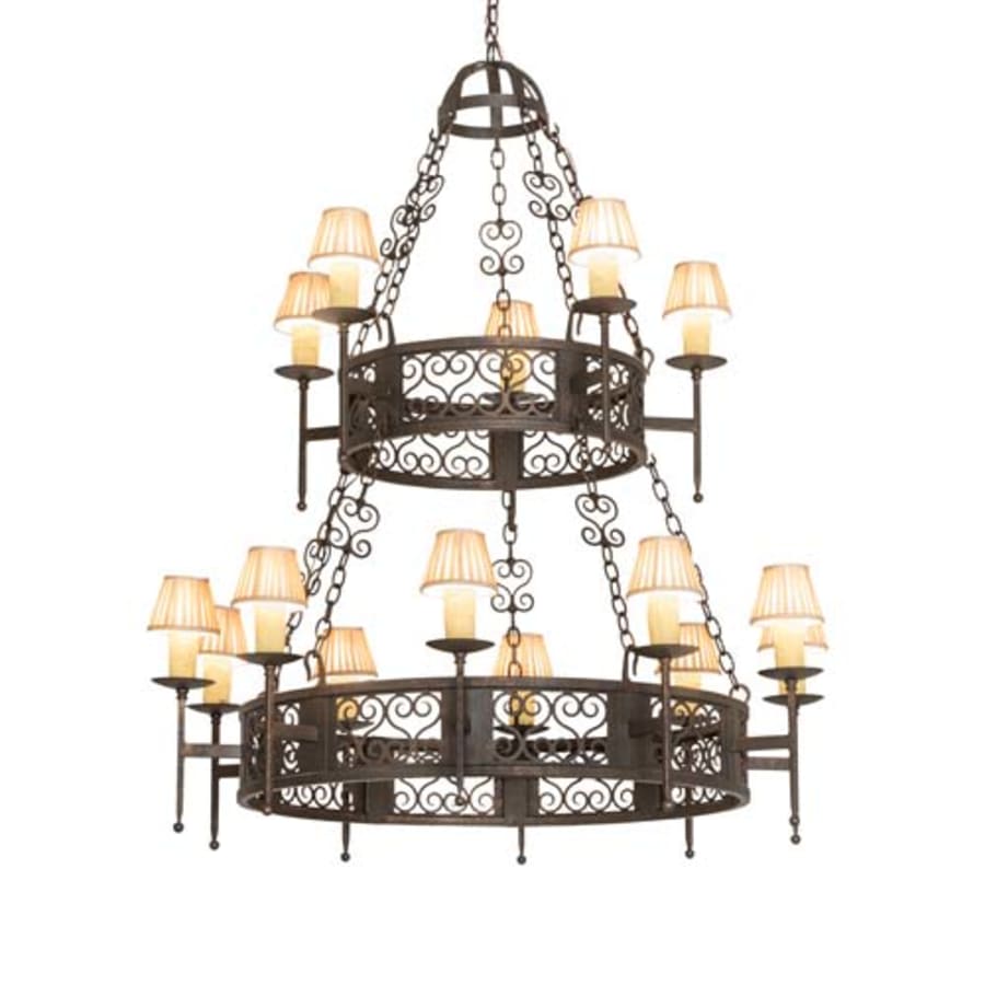 Meyda Tiffany Toscano 15 Light 48" Wide Ring Chandelier