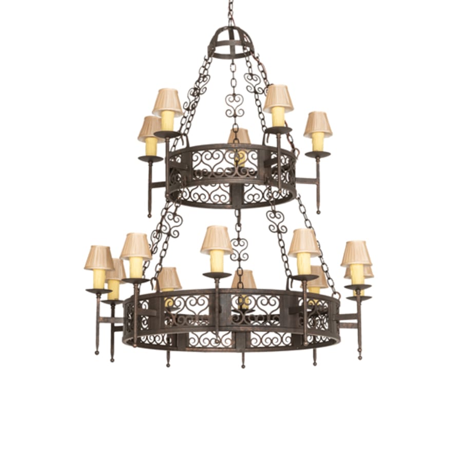 Meyda Tiffany Toscano 15 Light 48" Wide Ring Chandelier