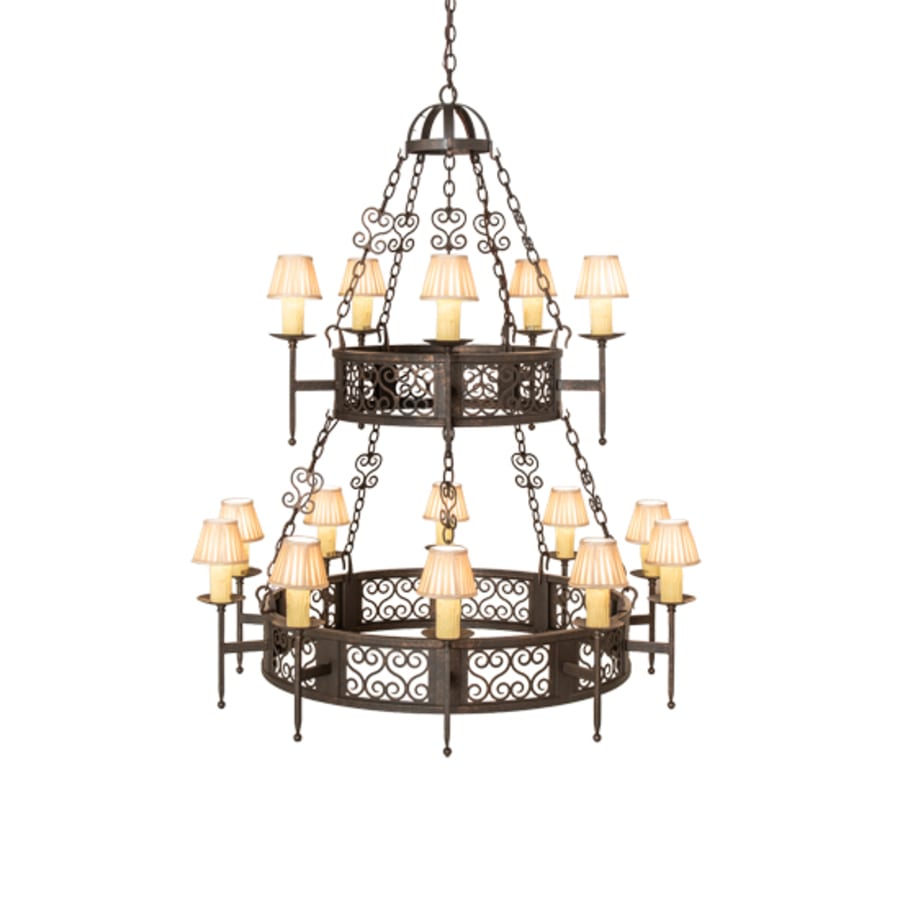 Meyda Tiffany Toscano 15 Light 48" Wide Ring Chandelier