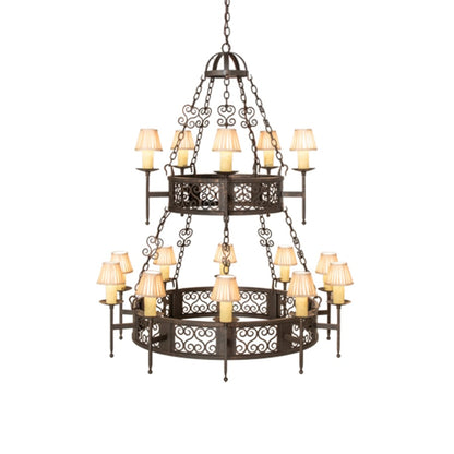 Meyda Tiffany Toscano 15 Light 48" Wide Ring Chandelier