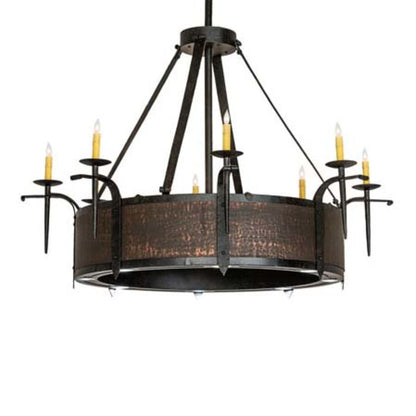 Meyda Tiffany Costello 8 Light 52" Wide Taper Candle Style Chandelier