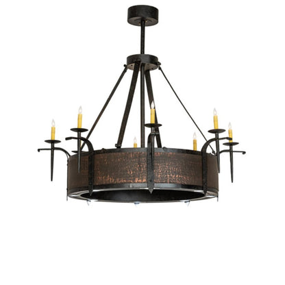 Meyda Tiffany Costello 8 Light 52" Wide Taper Candle Style Chandelier