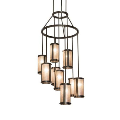 Meyda Tiffany Cartier 9 Light 30" Wide Ring Chandelier