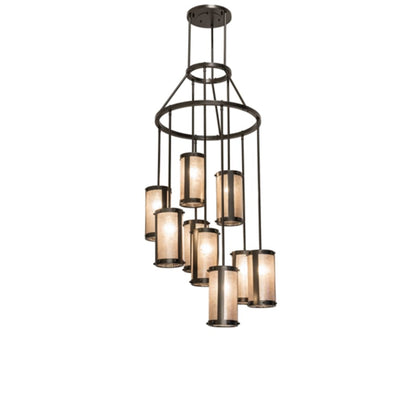 Meyda Tiffany Cartier 9 Light 30" Wide Ring Chandelier