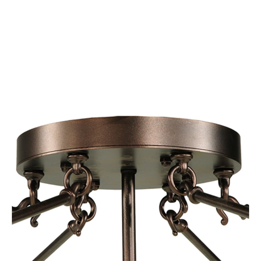 Meyda Tiffany Jayne 12 Light 72" Wide Semi-Flush Ceiling Fixture