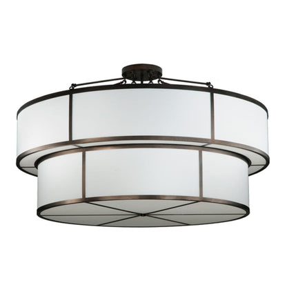 Meyda Tiffany Jayne 12 Light 72" Wide Semi-Flush Ceiling Fixture