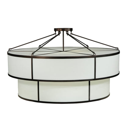 Meyda Tiffany Jayne 12 Light 72" Wide Semi-Flush Ceiling Fixture