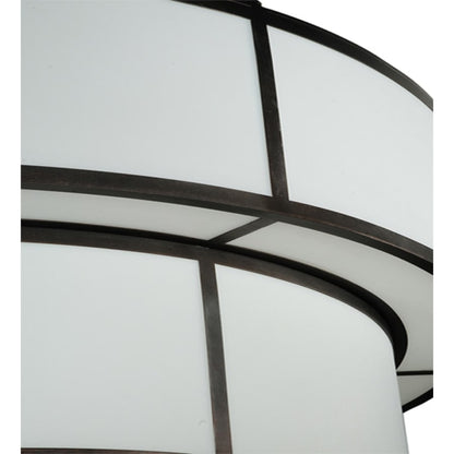 Meyda Tiffany Jayne 12 Light 72" Wide Semi-Flush Ceiling Fixture
