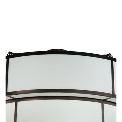 Meyda Tiffany Jayne 12 Light 72" Wide Semi-Flush Ceiling Fixture