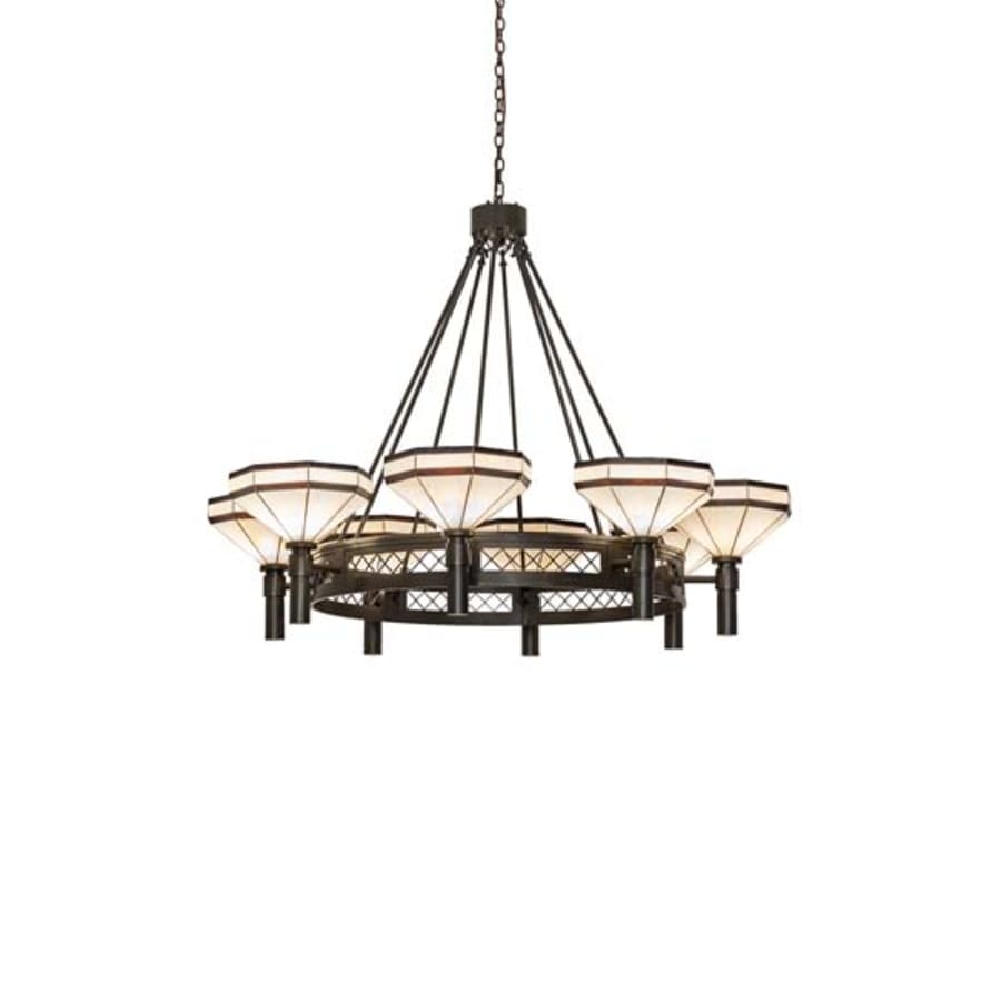 Meyda Tiffany Topridge 8 Light 60" Wide Ring Chandelier