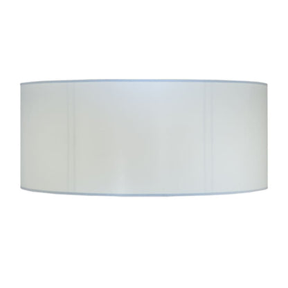 Meyda Tiffany Cilindro 6 Light 60" Wide Flush Mount Drum Ceiling Fixture - Nickel Finish - Medium Bulb Base