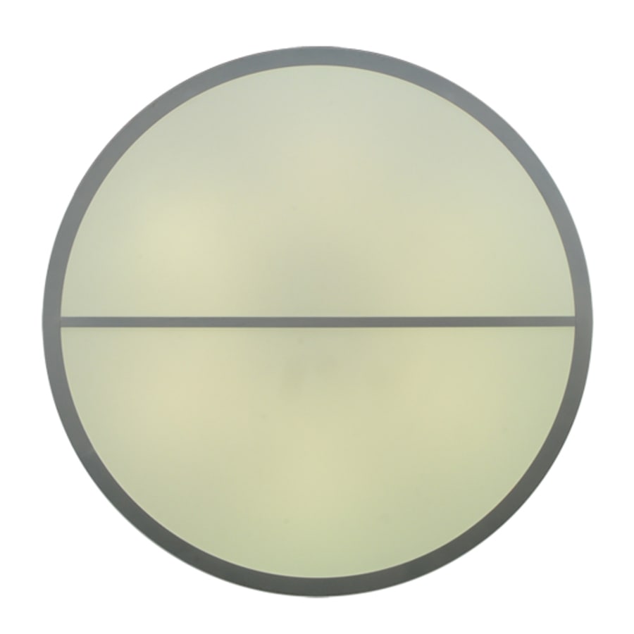 Meyda Tiffany Cilindro 6 Light 60" Wide Flush Mount Drum Ceiling Fixture - Nickel Finish - Medium Bulb Base