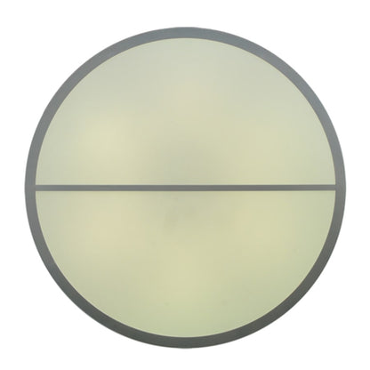 Meyda Tiffany Cilindro 6 Light 60" Wide Flush Mount Drum Ceiling Fixture - Nickel Finish - Medium Bulb Base