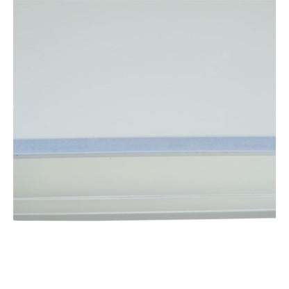 Meyda Tiffany Cilindro 6 Light 60" Wide Flush Mount Drum Ceiling Fixture - Nickel Finish - Medium Bulb Base