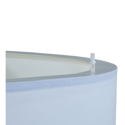 Meyda Tiffany Cilindro 6 Light 60" Wide Flush Mount Drum Ceiling Fixture - Nickel Finish - Medium Bulb Base