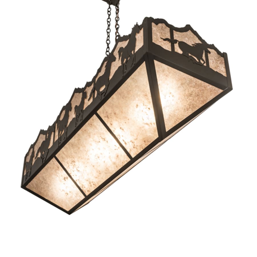 Meyda Tiffany 6 Light 54" Wide Linear Pendant