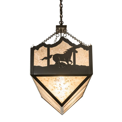 Meyda Tiffany 6 Light 54" Wide Linear Pendant