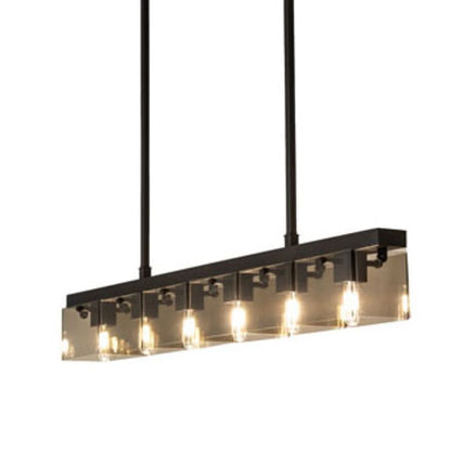 Meyda Tiffany 6 Light 59" Wide Linear Pendant