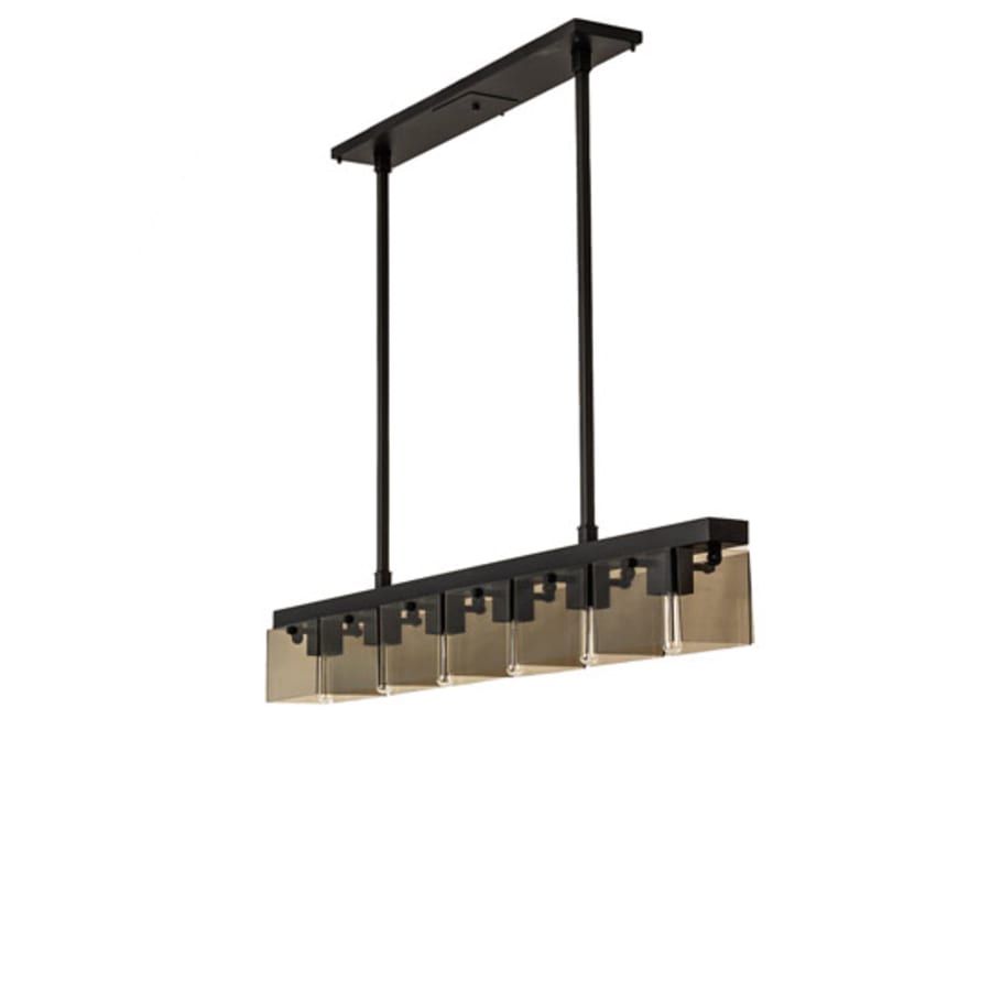 Meyda Tiffany 6 Light 59" Wide Linear Pendant