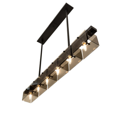 Meyda Tiffany 6 Light 59" Wide Linear Pendant