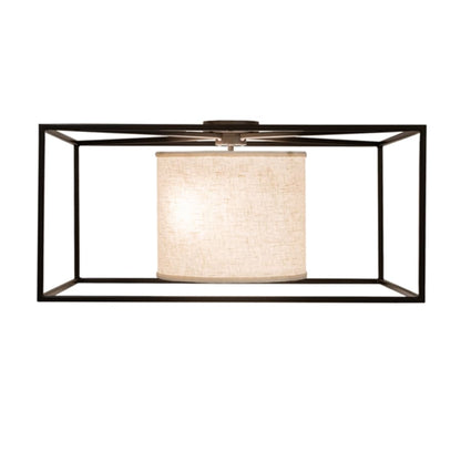 Meyda Tiffany Kitzi 2 Light 43" Wide Semi-Flush Square Ceiling Fixture