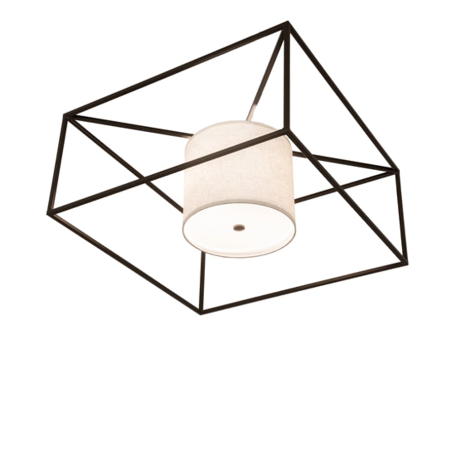 Meyda Tiffany Kitzi 2 Light 43" Wide Semi-Flush Square Ceiling Fixture