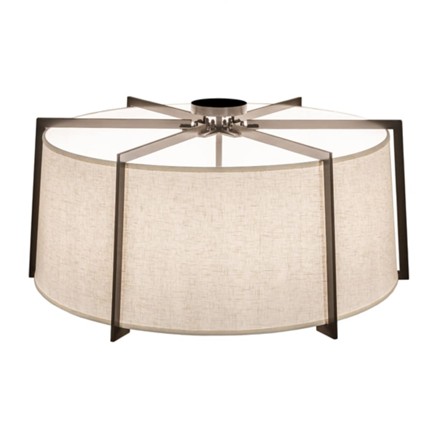 Meyda Tiffany Cilindro Structure 12 Light 40" Wide Semi-Flush Drum Ceiling Fixture