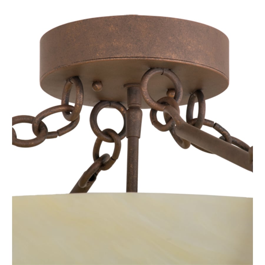 Meyda Tiffany Covina 4 Light 30" Wide Semi-Flush Bowl Ceiling Fixture